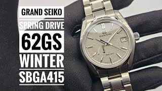 Grand Seiko Heritage Spring Drive 62GS Winter SBGA415 [upl. by Sitoel]