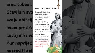 Ponovi ovu molitvu Ako voliš Boga i ne stidiš ga se čvrsti Amen praying molitva adoration ❤️🙏 [upl. by Anrev55]