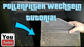 Golf 6 IV Innenraumfilter  Pollenfilter wechseln  How to change cabin air filter VW Golf 6 [upl. by Nesahc658]