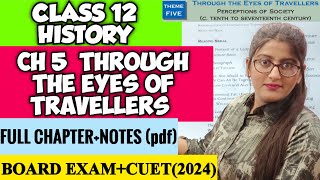 Through the eyes of travellers class 12 Through the eyes of travellers class12 history [upl. by Neilla688]