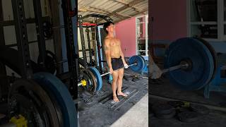 Deficit deadlift 160kg 10reps เชิ๊บๆ เดดลิพบ่ได้ใส่เกิบ deadlift deficitdeadlift backworkout [upl. by Osmund]