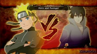 Naruto Ultimate Ninja Storm 3 Naruto Vs Sasuke SRank Legend English [upl. by Bodkin]