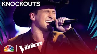 Bryce Leatherwood Delivers Pure Country on Zac Brown Bands quotColder Weatherquot  Voice Knockouts 2022 [upl. by Ayyn]