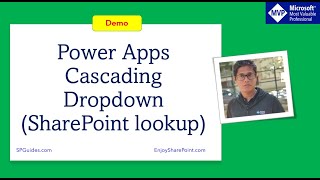 PowerApps Cascading Dropdown  PowerApps cascading dropdown SharePoint list [upl. by Moretta]