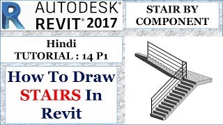 REVIT Hindi TUTORIAL 16 Part1  How to Create Stairs In Revit [upl. by Poul489]