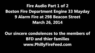 Boston Fire Department Mayday 22614 Part 1 [upl. by Serene]