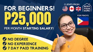 NO EXPERIENCE P25000MO Starting Salary  ONLINE JOB as Product Researcher FREE TRAINING [upl. by Orgalim]