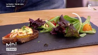 Recette  Tartine au Crottin de Chavignol et Miel de Sologne [upl. by Bettye]