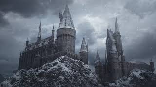 The Wizarding World of Harry Potter Winter At Hogwarts Ambience amp Music [upl. by Yran]