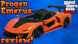 Progen Emerus review  GTA Online guides [upl. by Inobe]