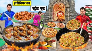 Bangalore Software Engineer Street Food Fried Rice Chicken Pakoda Pizza Hindi Kahani Moral Stories [upl. by Noskcire]