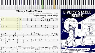 Livery Stable Blues by the Original Dixieland Jazz Band 1917 Blues piano [upl. by Leoy]