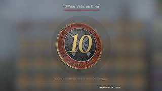 10 Year Veteran Coin CSGO [upl. by Drue131]