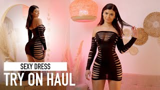 ULTIMATE HOT DRESS TRY ON HAUL  Windsor Fashion Nova and Oh Polly [upl. by Photina]