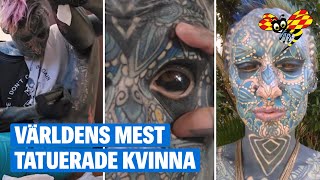 Esperance 31 är världens mest tatuerade kvinna [upl. by Melonie]