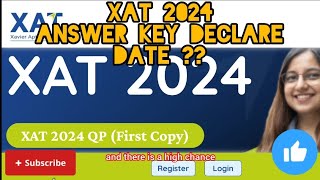 XAT 2024 💯 ANSWER KEY DECLARE TODAY  UPDATE 🤔 HOW TO DOWNLOAD IN MOBILE xat xat2024 [upl. by Neelya79]