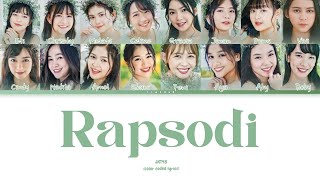 JKT48 Rapsodi color coded lyrics [upl. by Attah]