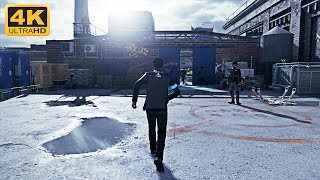 ROOFTOP CHASE GAMEPLAY  Detroit Become Human PC  4K Ultra Settings RTX 2080 Ti [upl. by Preiser135]