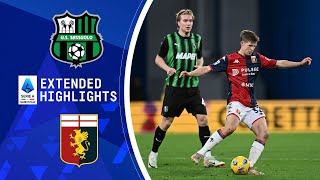 Sassuolo vs Genoa  Extended Highlights  Serie A  CBS Sports Golazo [upl. by Sidwell]