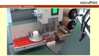 Tampondruckanlage mit microPrint LCN131 [upl. by Htomit]