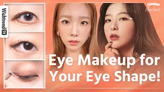 Eye Makeup Tutorial amp Makeup Tips for Your Eye Shape  How to draw Eyeline [upl. by Noicpecnoc]