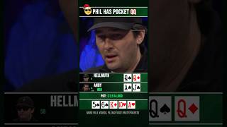 Phil Hellmuth has Pocket Queens poker [upl. by Elleinwad]