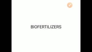 Biofertilizers Environment Microbiology [upl. by Constanta]