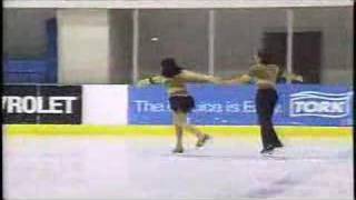 Karen Guenette James Gann 2008 Adult Pairs Skating Champs [upl. by Hagai]