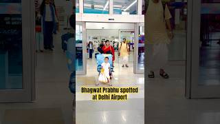 Bhagwat Prabhu Spotted at Delhi Airport trending love motivation viral video youtube shorts [upl. by Aaren]