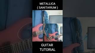 METALLICA  SANITARIUM  GUITAR TUTORIAL [upl. by Narruc376]