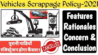 Vehicle scrappage policy I Features Rationale Concern amp Conclusion of scrappage policy [upl. by Otrevogir]