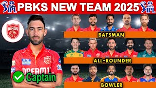 IPL 2025 Punjab Kings New Squad  PBKS Full Squad 2025  PBKS Team 2025 Players List  Sports Worry [upl. by Rodgiva]