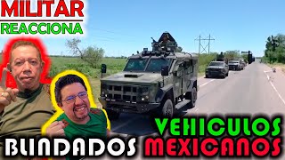 MILITAR COLOMBIANO Reacciona a los VEHICULO MEXICANOS BLINDADOS del EJERCITO [upl. by Annahsar]