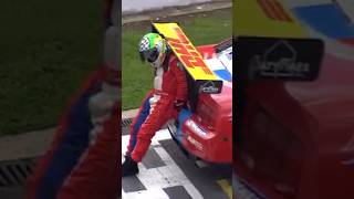 Driver PUSHES car over finish line 😱 [upl. by Purdum]