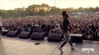 ZOMBiEVision Episode 1 Flatbush Zombies Headline NYC Summerstage 2013 [upl. by Marko119]