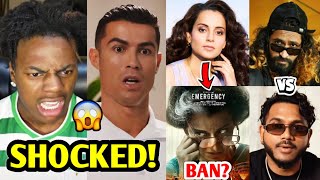 This will BREAK The INTERNET🤯🔥 Emiway Vs King Kangana Emergency BAN Speed UR Cristiano Ronaldo [upl. by Otilopih]