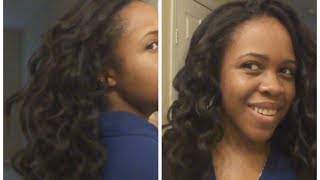 Maintain Straight Flat Ironed Natural Hair  Bantu Knot Out [upl. by Oalsecnew]