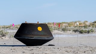 Revealing the OSIRISREx Asteroid Sample Official NASA Broadcast in 4K [upl. by Cyrie606]