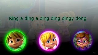 Ring A Ding by The Chipettes lyrics [upl. by Allekim96]