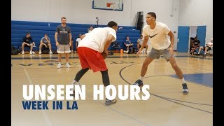 Jayson Tatum Jordan Clarkson amp Kelly Oubre Jr Play 1 on 1  Unseen Hours With Drew Hanlen Ep 4 [upl. by Ecirpak]