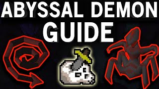 OSRS Abyssal Demon Slayer Guide  Melee Setup 2018 [upl. by Niltag]