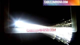 WWWCABLELUMINOSOCOM  fibra optica  LED 12v [upl. by Yznil974]