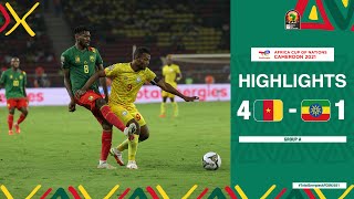 Cameroon 🆚 Ethiopia Highlights  TotalEnergiesAFCON2021  Group A [upl. by Avehs]