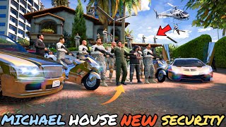 MICHAEL HOUSE NEW SECURITY  GTA 5 🔥 [upl. by Arved119]