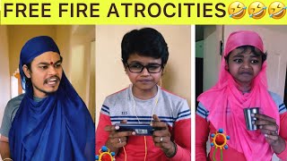 FREE FIRE ATROCITIES🤣🤣🤣 ENNADHU PALLU VILAKKALAYA 🤣  shorts [upl. by Maram509]