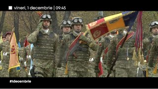 Parada militară de 1 Decembrie 2023 se vede la TVR [upl. by Miltie]