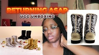 UNBOXING THE VIRAL UGG SLIPPERS I might return them [upl. by Enovahs433]