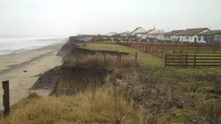 Impact of coastal erosion at Skipsea [upl. by Eugine707]