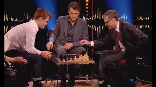 Magnus Carlsen Checkmates Bill Gates in just 12 seconds [upl. by Eybba]