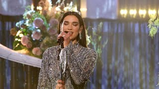 Dua Lipa amp Elton John — Love Again Live at EJAF Oscars preparty [upl. by Sigler]